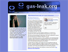 Tablet Screenshot of gas-leak.org